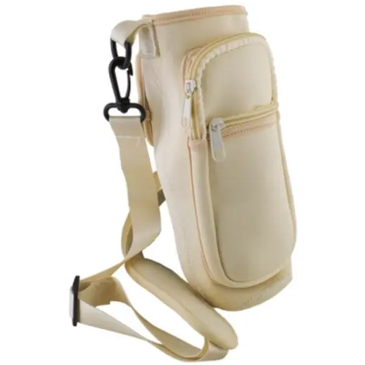 Cream Tumbler Carrier Pouch